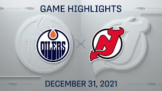 NHL Highlights | Oilers vs. Devils - Dec 31, 2021