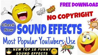 10 Funny Sounds For Videos | no copyright /free music/ PART 12#youtube #youtubevideo #like#subscribe