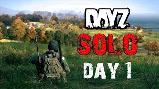 DAYZ . НАЧАЛО. ВМС. СЗ.  ВЫЖИВАНИЕ В СОЛО #1