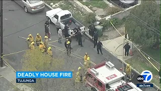 Man found dead, son named a person of interest after SoCal house fire