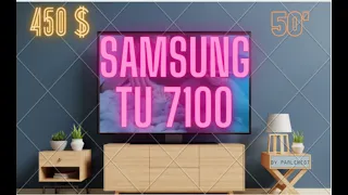 Самый дешёвый 4к от самсунг на 50 дюймов. Обзор SAMSUNG TU 7100 50'.