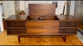 Restoring a "Graduate" 1968 GE Stereo Console Record Player, Model 711g