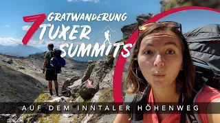 Gipfeltour Seven Tuxer Summits in Tirol | 2. Etappe Inntaler Höhenweg | Hüttenwanderung