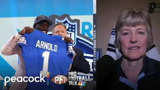 Terrion Arnold: Raiders used coin flip between me, Brock Bowers | Pro Football Talk | NFL on NBC