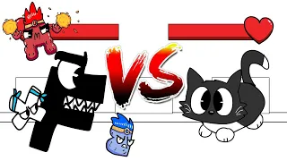Maxwell Cat vs Maxwell Cat, but it’s F from Alphabet Lore