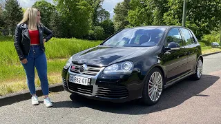 ELLE ROULE EN GOLF 5 R32 ! (ET A FAILLI ME TUER) 🥵😨