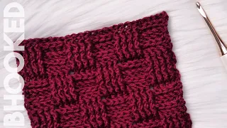 Crochet Basketweave Stitch