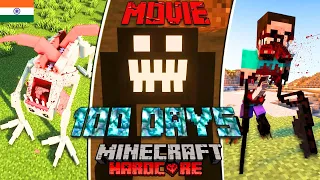 We Survived 100 Days In Horror Minecraft Hardcore | Minecraft Mods | Duo 100 Days #minecraft @PSD1