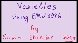 06. Variables and Printing New-Line using EMU 8086