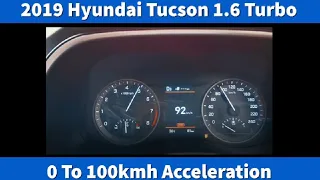 Hyundai Tucson 1.6 Turbo (2019) | 0 To 100kmh Acceleration