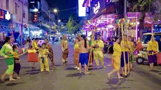 Cambodia Nightlife & See Khmer Playing Traditional Before Khmer New Year 2023