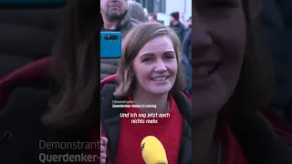 stern TV-Reporterin auf Querdenker-Demo