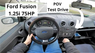 Ford Fusion I 1.2i 75HP (2008) POV Test Drive & Acceleration 0-100 | 4K #166