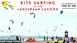 Kite Surfing in Langebaan Lagoon, South Africa