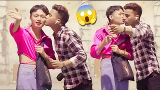 KISSING PRANK ON CUTE GIRLS 👧 ||ROMANTIC VIDEO || @T Rajnish Prank