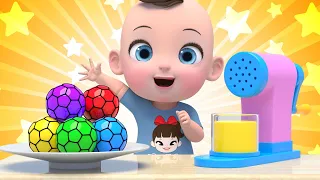 Finger Family 핑거패밀리 스퀴시볼 색깔 놀이 Learn Colors & Sing A Song! 영어유치원 어린이 동요 노래 불러요 Nursery Rhymes Songs