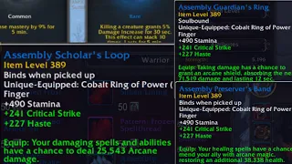 Cobalt Assembly Reputation Guide - 389 Rings - World of Warcraft Dragonflight