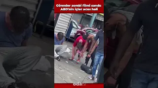 Görenler zombi filmi sandı: ABD'nin içler acısı hali #shorts