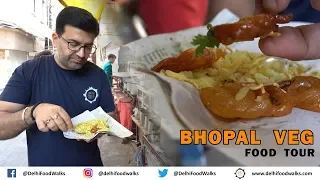 Bhopal Veg Food Tour - MUST EAT Dal Bafla + KESAR Jalebi + Bhopali Paan