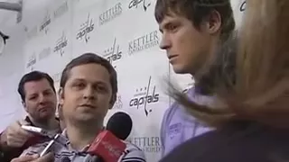 Alexander Semin at Capitals Media Day - 09/12/09