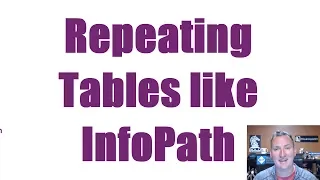 PowerApps Repeating Tables like InfoPath Part 1 - Enter the data