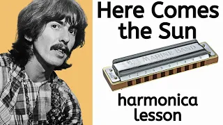 How to Play 'Here Comes the Sun' Harmonica Lesson & Tab