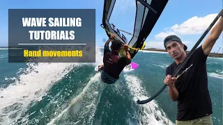 How to move your hand in windsurf wave sailing. Josep Pons TOP TIPS