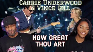 Carrie Underwood ft Vince Gill "How Great Thou Art" {Livestream} Reaction | Asia and BJ