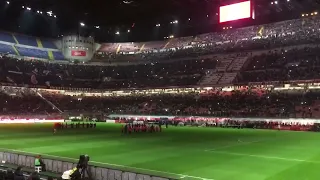 AC Milan fans singing "Sara per che ti amo" A CAPELLA