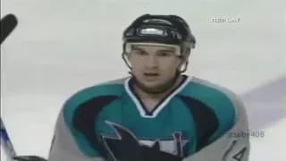 Jonathan Cheechoo - 1st ever Hat trick