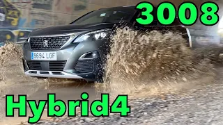 Peugeot 3008 hybrid 4 4x4 off road en español 2020. Prueba todoterreno 3008 300CV PHEV MOTORK