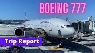 Aeroflot Boeing 777 300ER | Flight from Los Angeles (LAX) to Moscow (SVO) | Take off | Landing