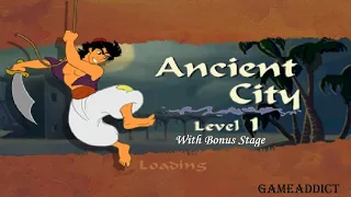 Disney’s Aladdin: Nasira’s Revenge : Ancient City Level 1 With Bonus Stage