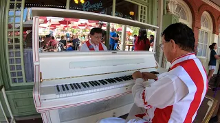 Jim Omohundro Plays Faster Song Magic Kingdom 2019 4K