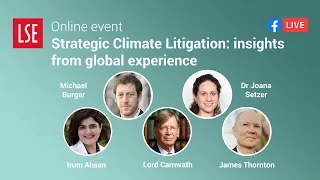 Strategic Climate Litigation: insights from global experience | LSE Online Event