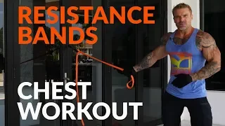 Build a Big Chest at Home Using Only Resistance Bands