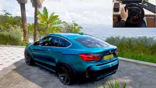 forza horizon 5 - BMW X6 M 2015 with Logitech g29 steering wheel gameplay