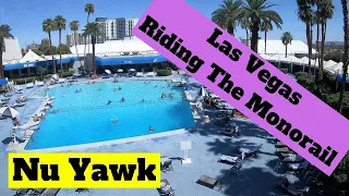 🟡 Las Vegas | Ride The Las Vegas Monorail. Take A Round Trip With Me On This Cheap, Convenient Ride!