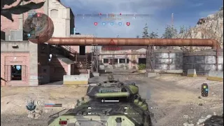 Call Of Duty Modern Warfare Beta using an APC Tank Ground War Match