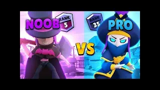 Noob vs Pro Mortis | Brawl Stars