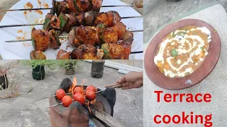 Paneer Tikka Gravy | Dhaba Style | Terrace cooking |