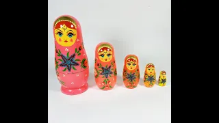 Wooden Handpainted nesting dolls #woodennestingdolls #woodenhomedecor #theperfectbazaar #madeinindia