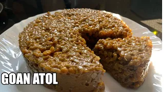 Goan Atol Recipe | Traditional Goan Sweet | How to Make Goan Godshe |