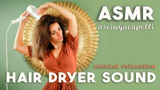 Hair Dryer Soft Sound mental relaxing - ASMR Andreea