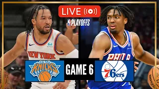 NBA LIVE! KNICKS vs 76ERS GAME 6 | 2024 NBA PLAYOFFS | May 2, 2024 | NBA 2K24