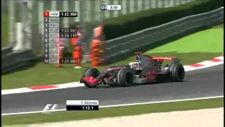 F1 Monza 2007 Q3   Fernando Alonso 0 5 lap Onboard Action