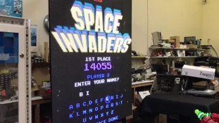 Giant Space Invaders Frenzy out of the box.
