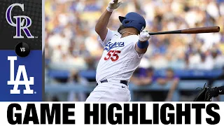 Rockies vs. Dodgers Game Highlights (7/24/21) | MLB Highlights