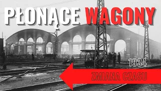 Płonące wagony