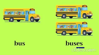 Singular And Plural Nouns | -s and -es | English Grammar For Kids